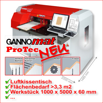 Gannomat CNC Bearbeitungscenter Bohrcenter